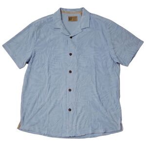 WP Weatherproof Men's Jacquard Print Soft Terry Shirt - Blue